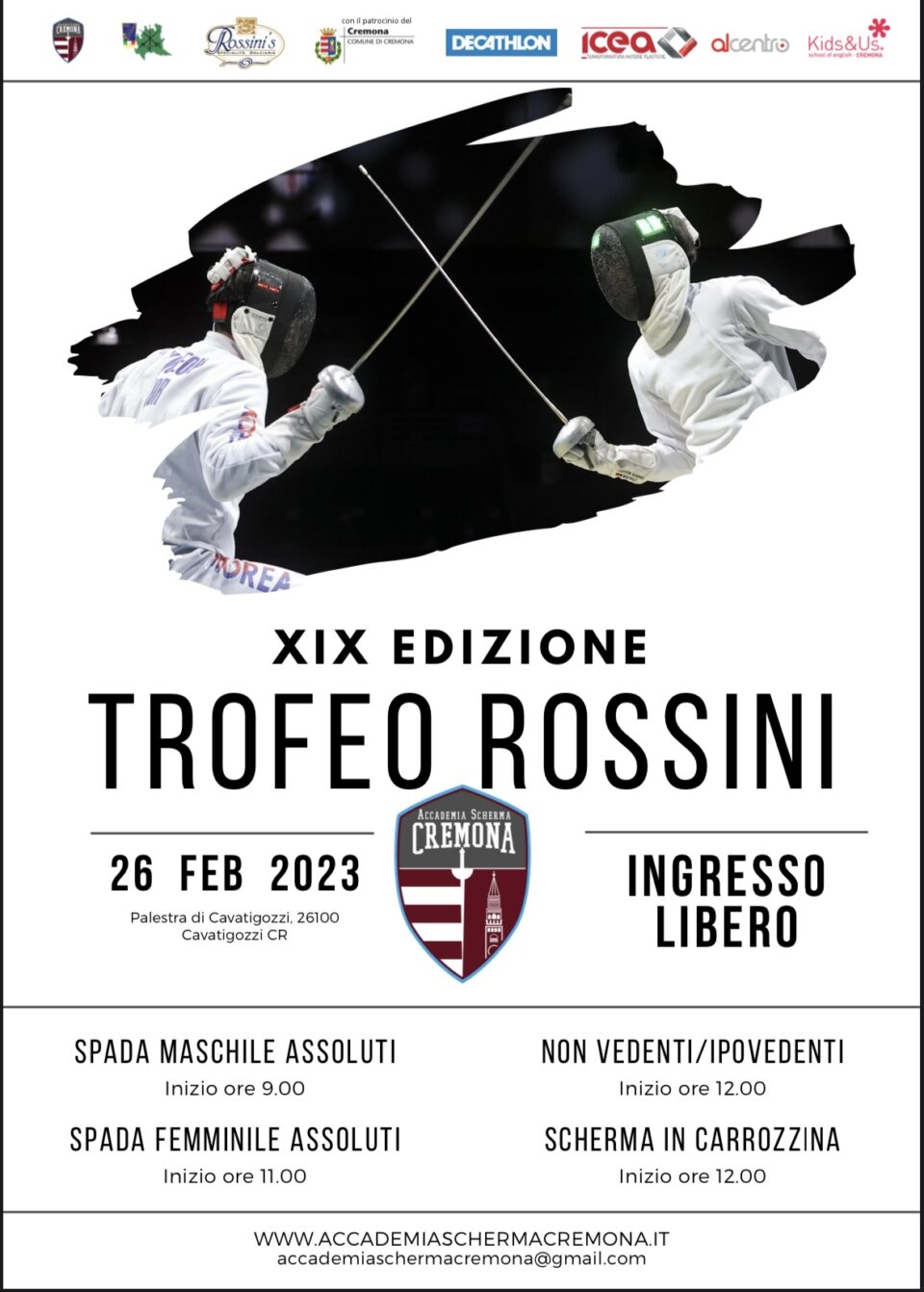 Locandina Trofeo Rossini