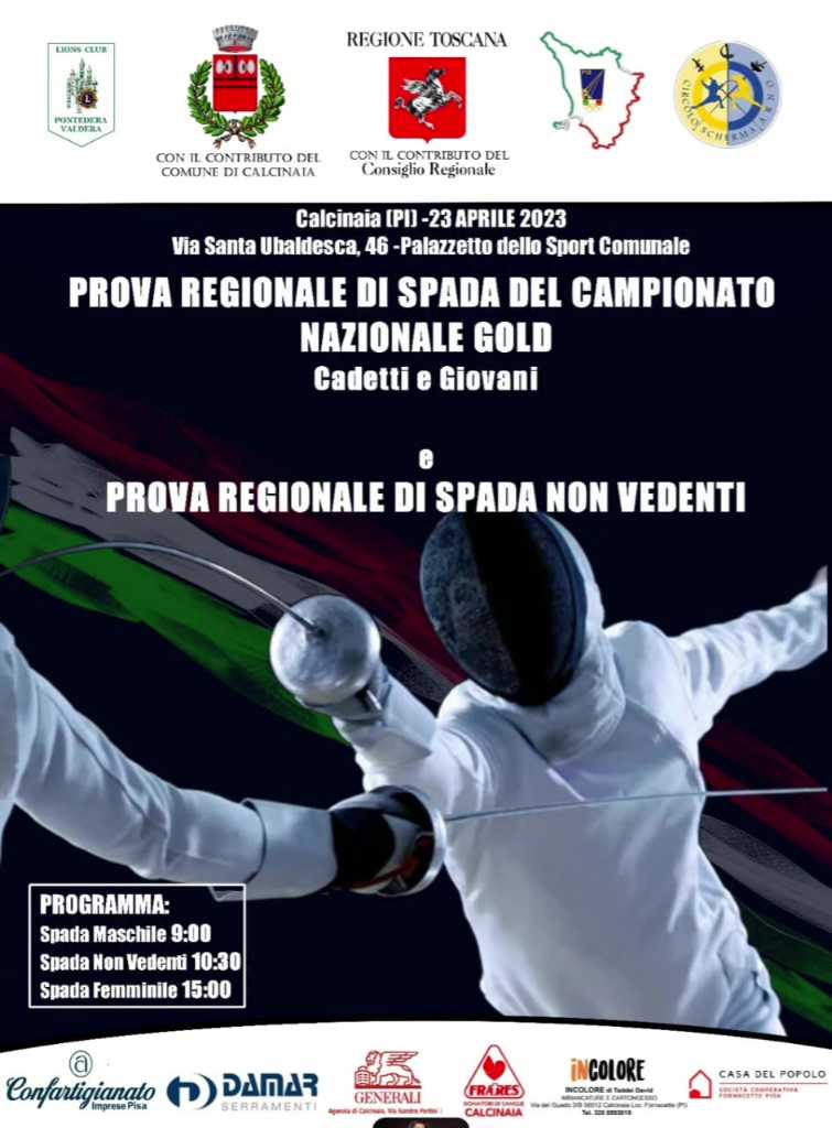 Campionato Regionale Toscana Spada non vedenti